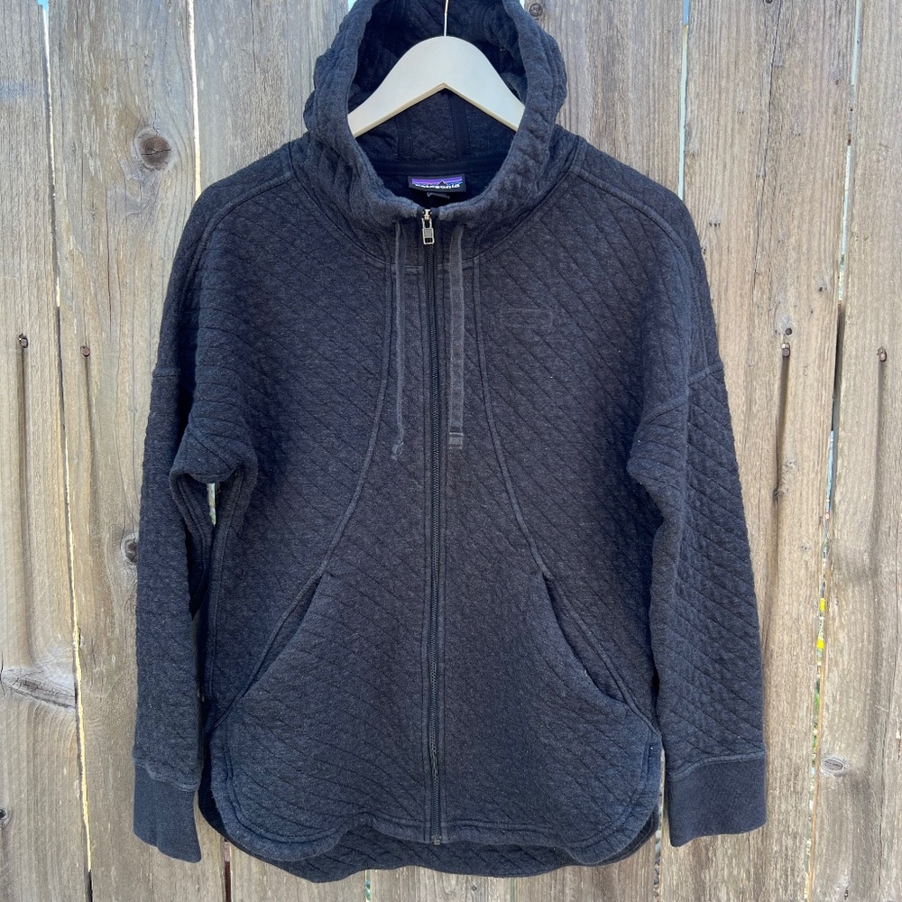 Patagonia Women's Organic Cotton Quilt Hoodie - Size Small